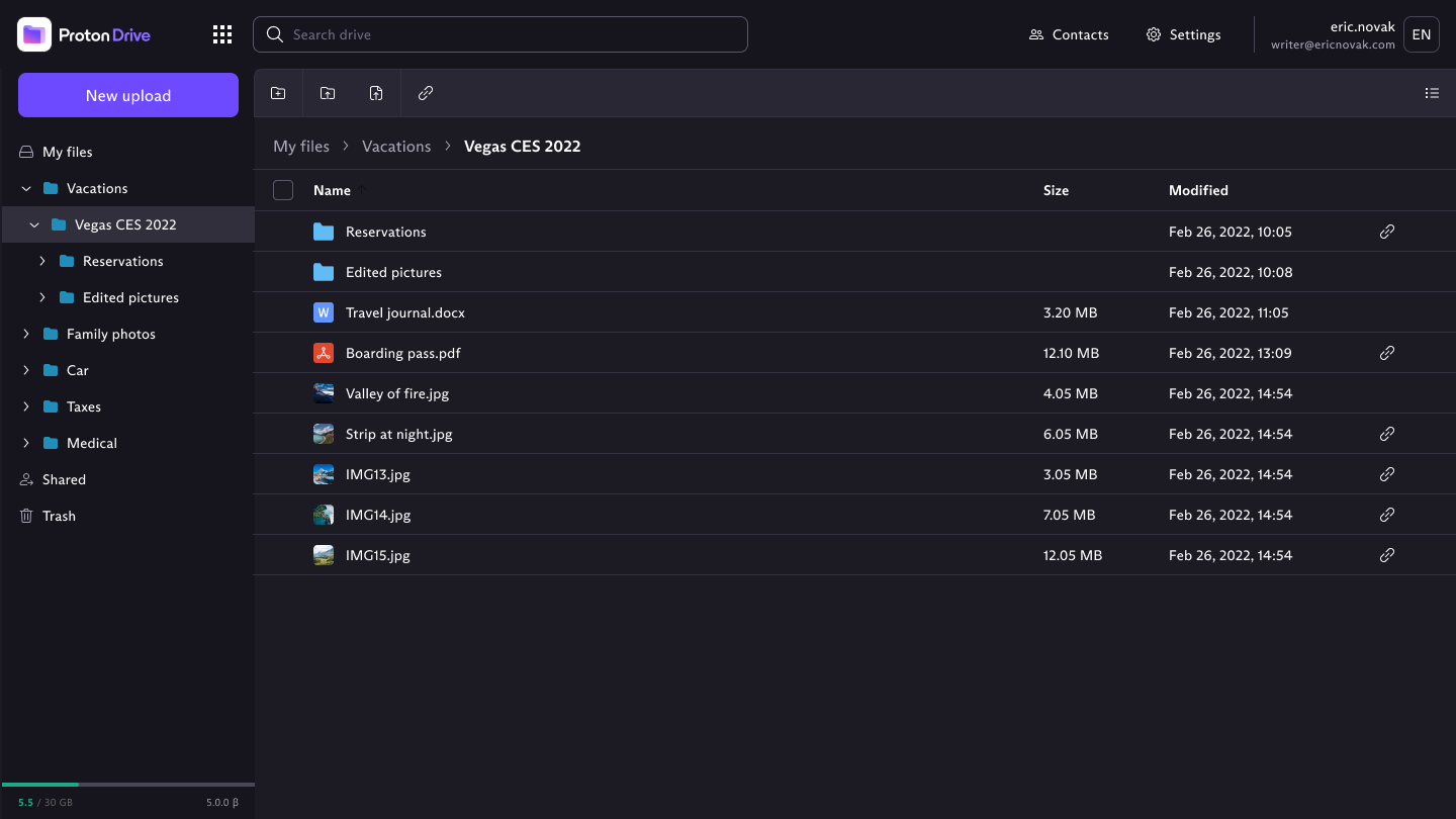 Proton Drive desktop app